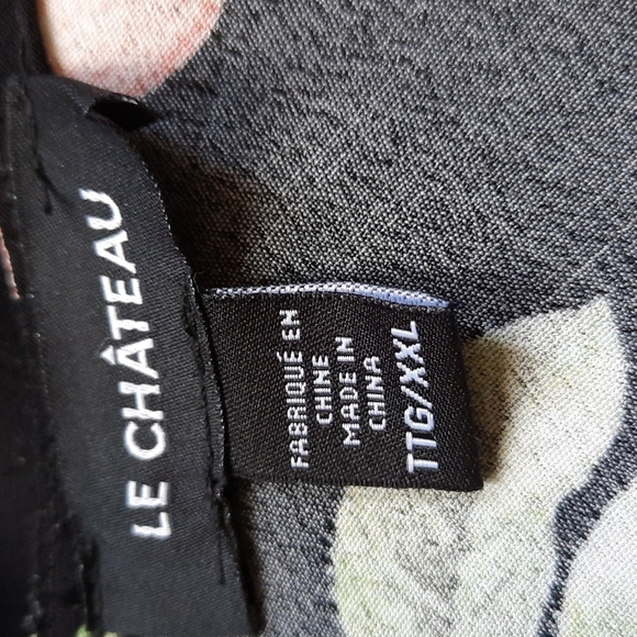 FREE Le Chateau Dark Floral Mini Sz XXL - Picture 7 of 12